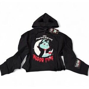 Killstar Vlad by Vampurr Blood Type Crop Hoodie